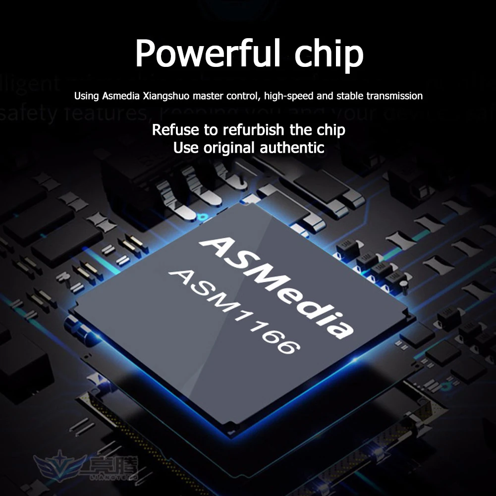 Karta rozszerzeń 4-portowa SATA III do PCIe PCI Express 3.0 X1 6Gbps, adapter, kabel przedłużający, karta adaptera do dysków twardych, karta do tworzenia obrazów.