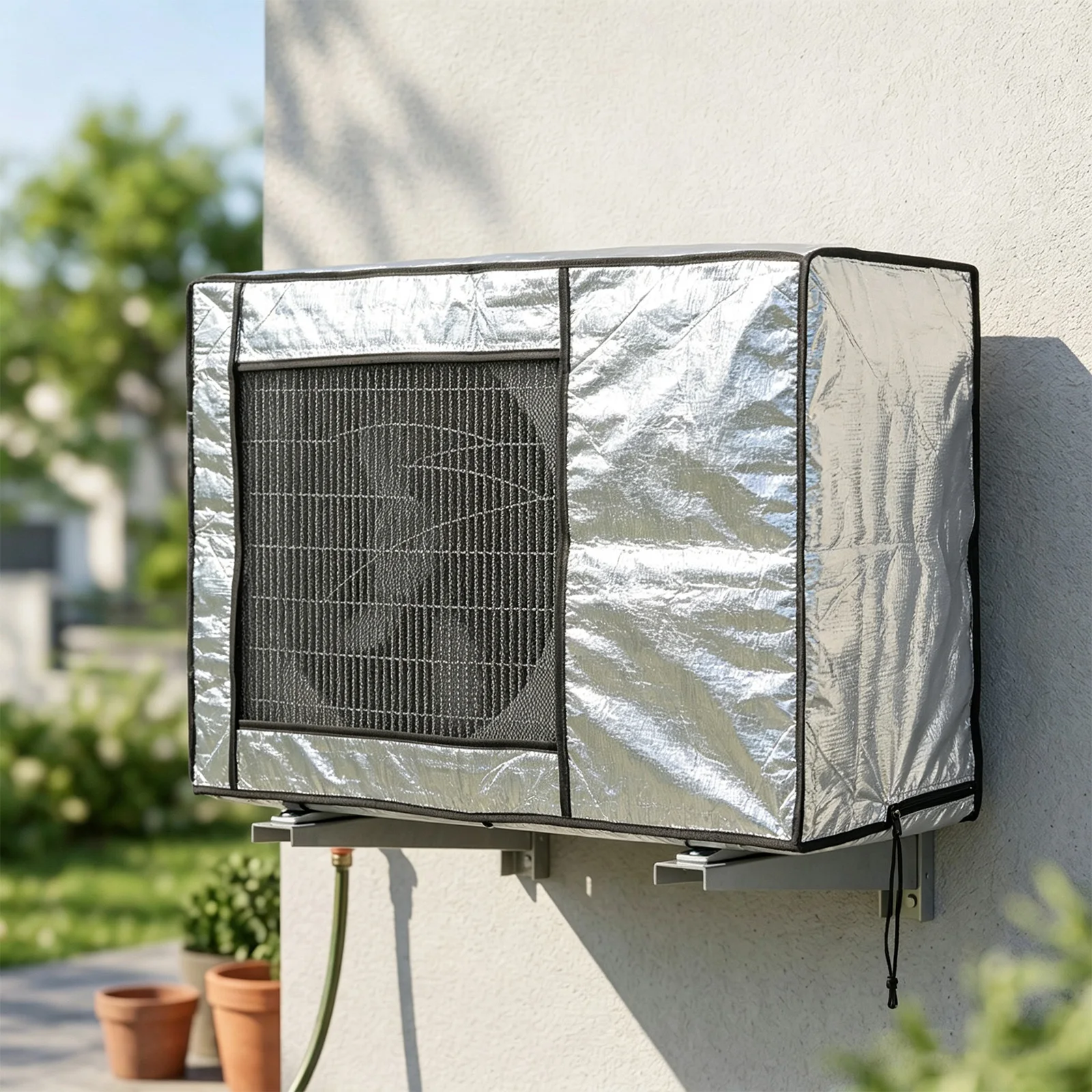 New Practical Air Conditioner Dust Cover Waterproof Household Multifunctional Outdoor Parts Aluminum Foil New Practical
