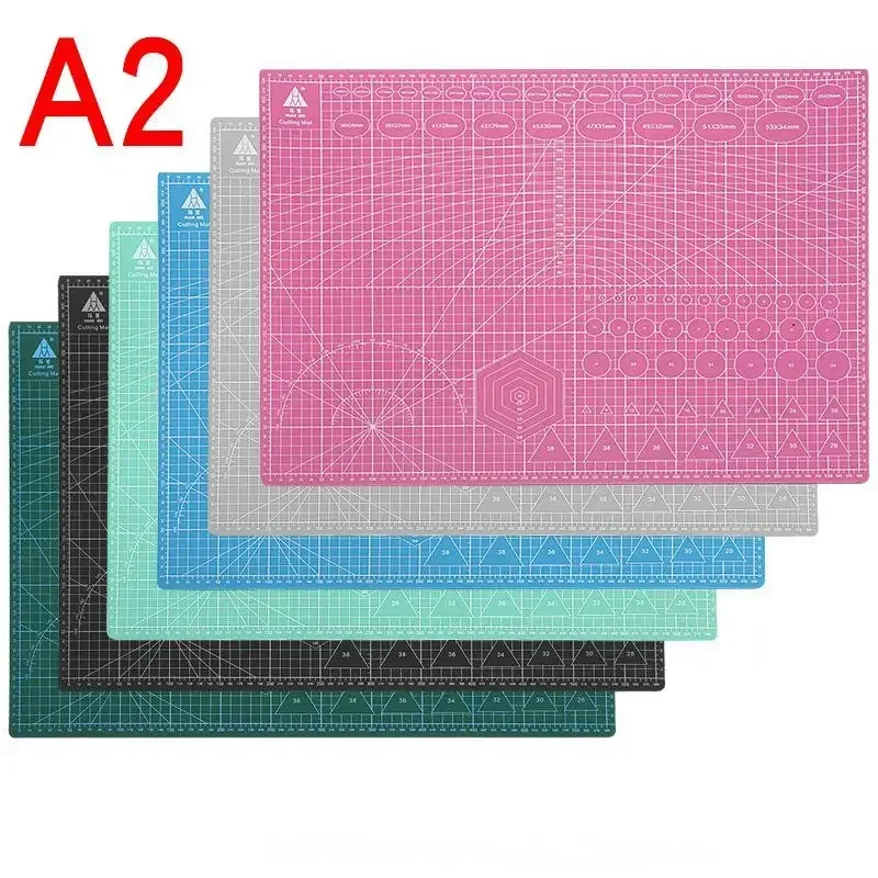 Alfombrilla de PVC para costura, herramienta de artesanía de cuero, duradera, autocurativa, corte de papel artístico para estudiantes, A2, A3, A4, A5