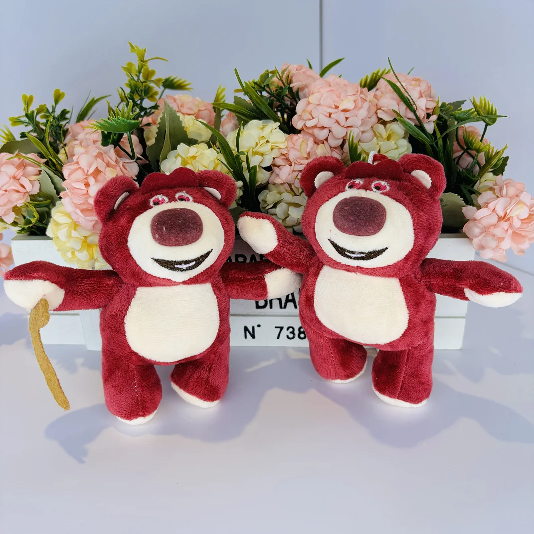 Disney toy story 3 lotso kawaii morango urso brinquedos de pelúcia dos desenhos animados e bonito o urso bonecas de pelúcia presente de aniversário para crianças namorada