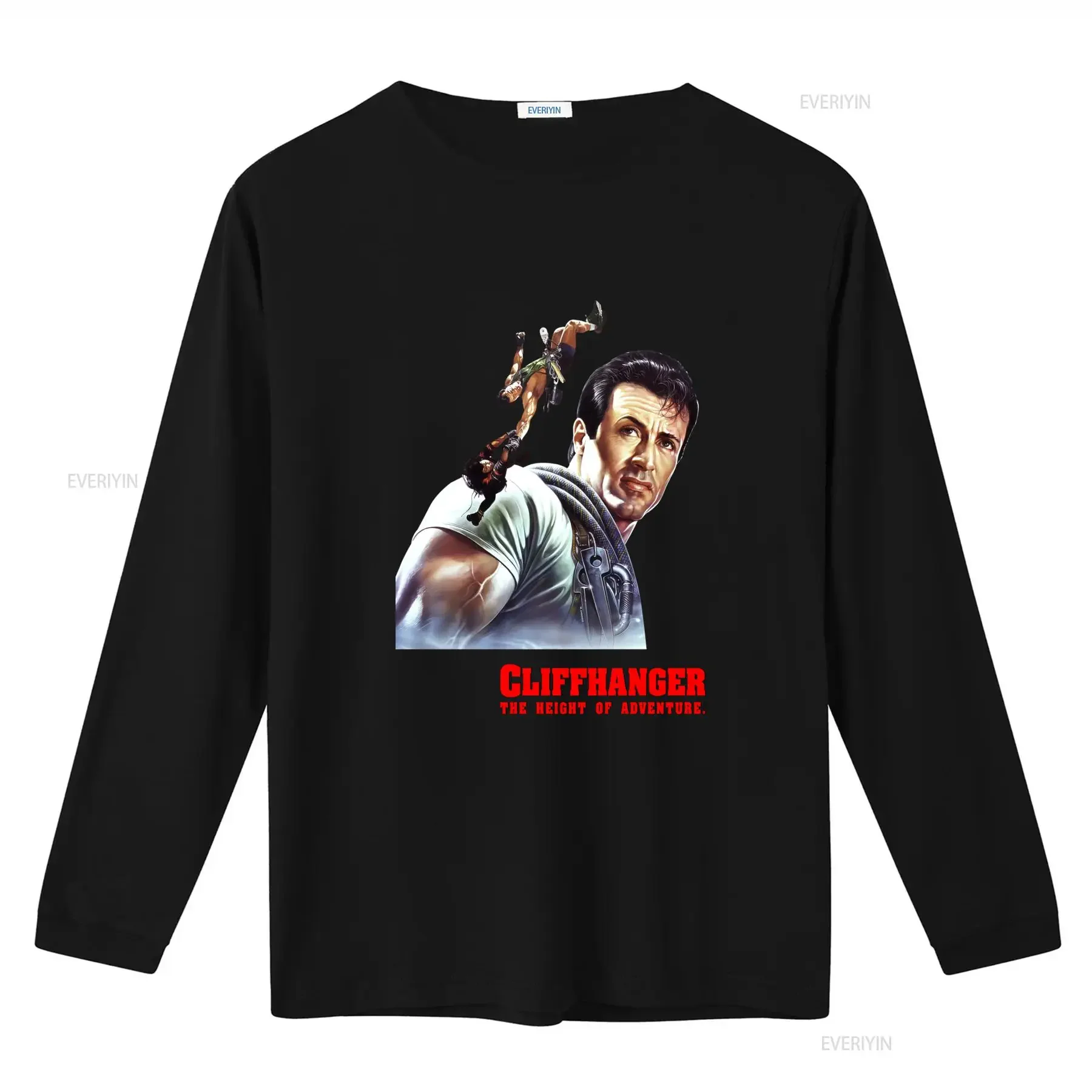 Cliffhanger Cult Movie Adventure T Shirt for Men The Height of Style and Nostalgia vintage Washed Unisex streetwear