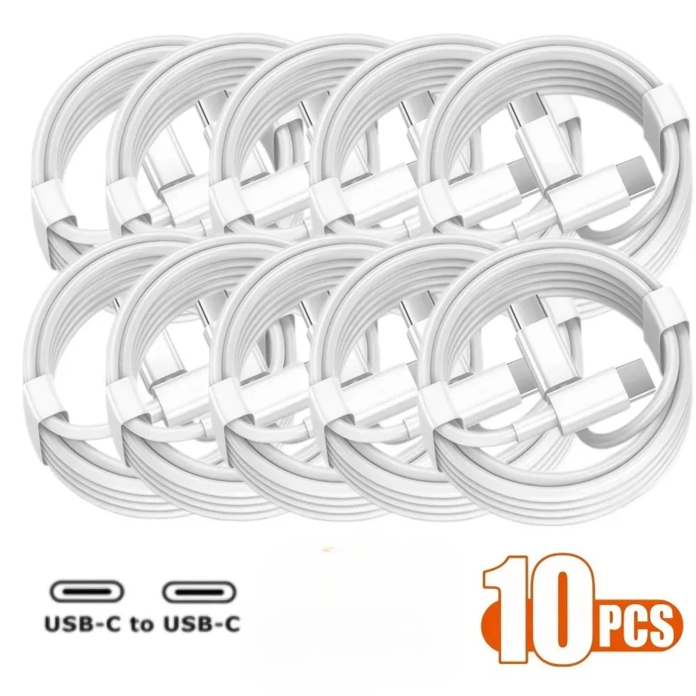 5pcs 60W Type C To Type C Cable,Fast Charging Cable Cord Compatible With Samsung Galaxy S23 S22 S21 iphone15 16 HUAWEI ﻿