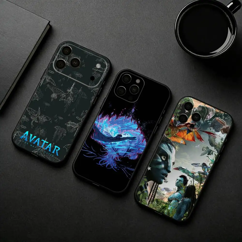 

Shocking Movie A-Avatar-R Phone Case For iPhone 17pro,16,15,14,13,12,11 Plus,Pro Max,XS,Soft Silicone Black Cover