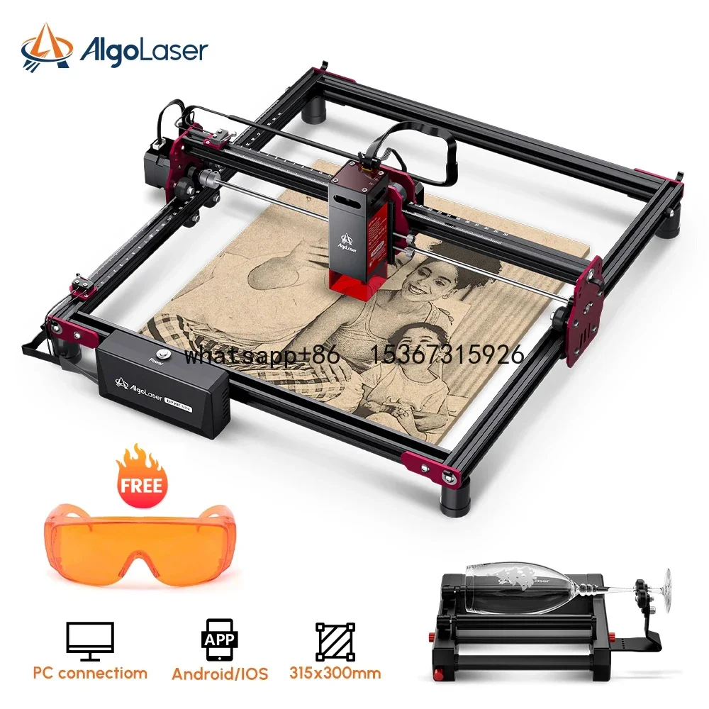 aLaser Woodworkers Laser Engraver 12000mm/min CNC Off-line Control Table Wood Cutter Metal Engraving Machine For Begginner