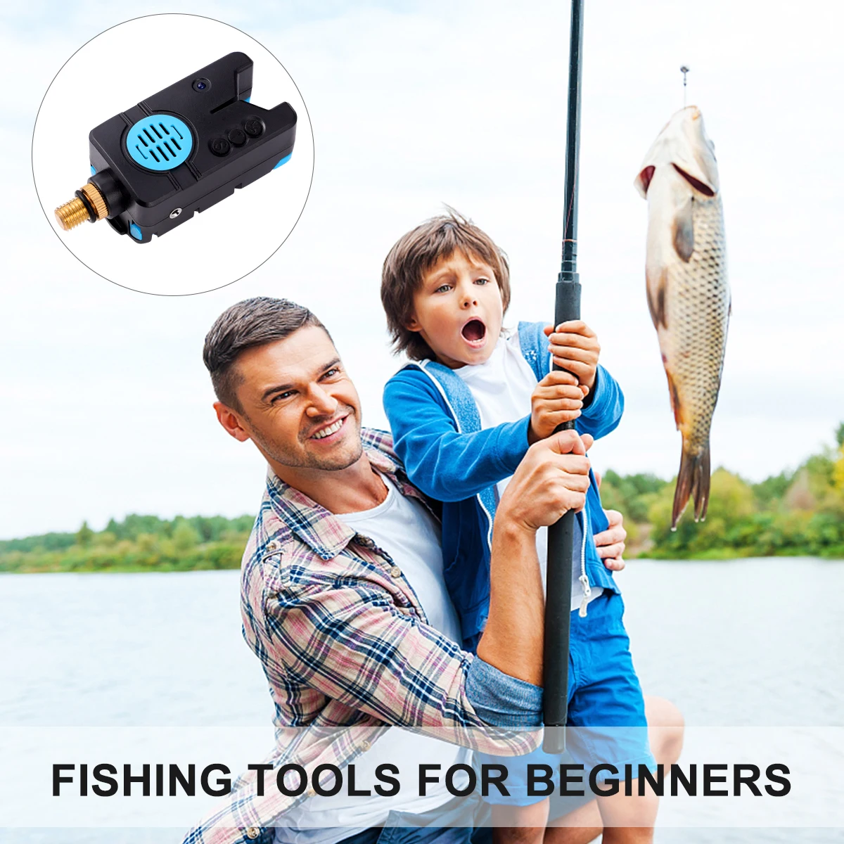 

Electronic Fishing Alarm High Sensitivity Strong Clip Sound Indicator Reminder Carp Alarms Buffer Alerts Fishing Tools