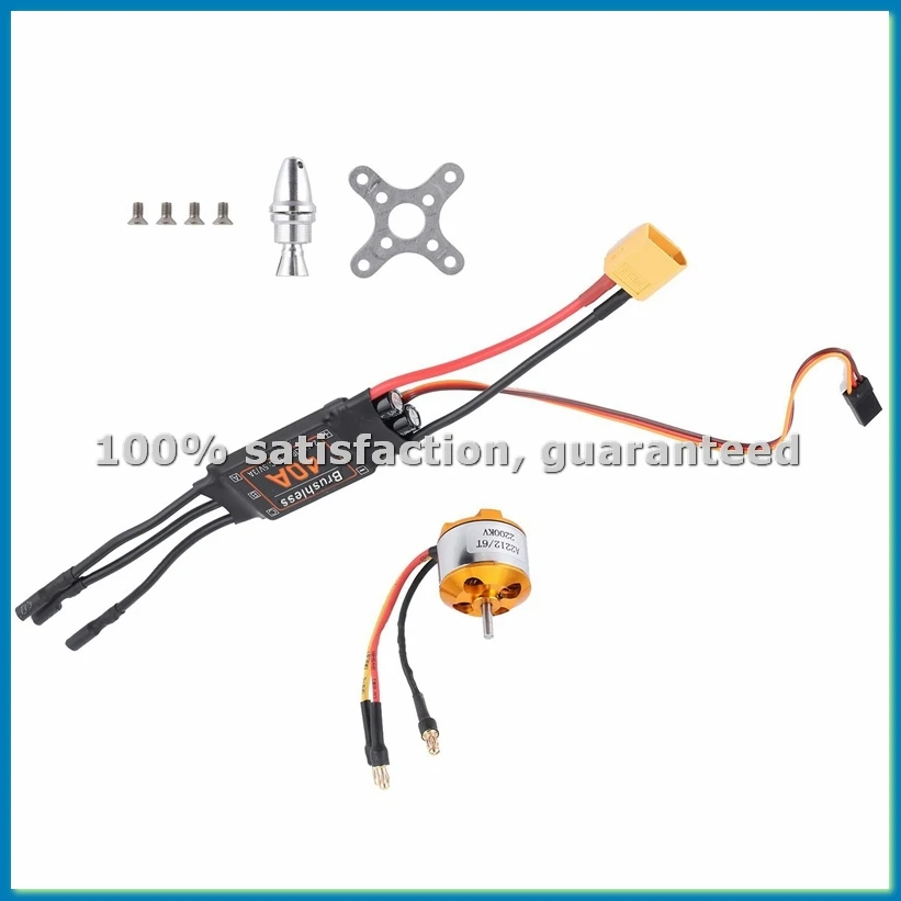 

Комплект: Бесколлекторный двигатель 2212 KV2200 + 40A ESC XT60 для дронов и вертолетов, аксессуары для модернизации - ABWO