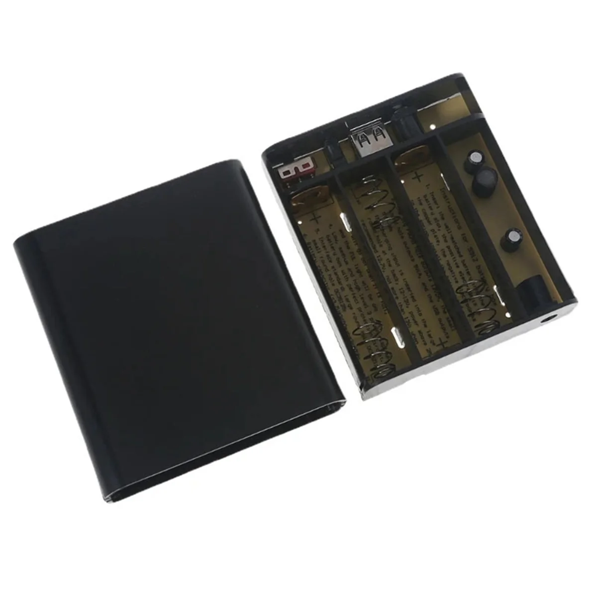 Caja de fuente de alimentación UPS 5V 9V 12V Salida DIY 18650 Batería UPS