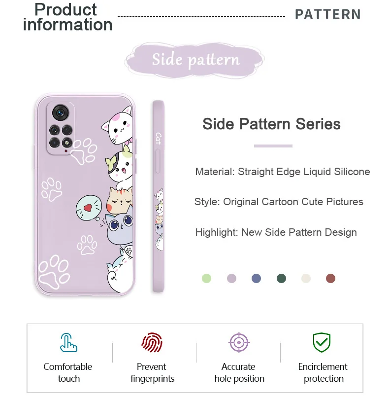 Stacking Cats Phone Case For Xiaomi Redmi Note 13 12 12S 11 11S 10 10A 10T 10S 9T 9 8 7 Pro Plus 10C 9A 9C 4G 5G Cover