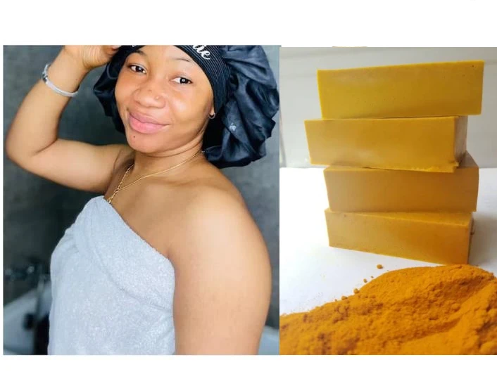 Turmeric Glutathione Kojic Alpha-Arbutin Lemon Soap | Rosehip Lemon Niacinamide Vitamin C | Face Body | Oily Skin