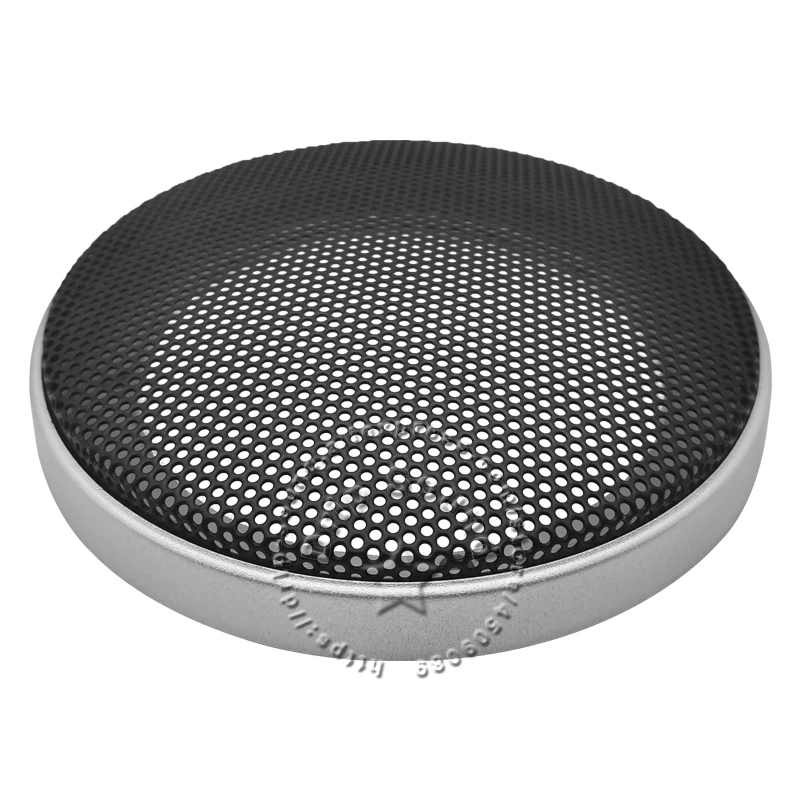 Для 3-дюймового 106 мм решетка динамика, крышка 3-дюймовая высококачественная автомобильная аудиосистема, декоративная круглая металлическая сетка, защитная сетка # Серебро