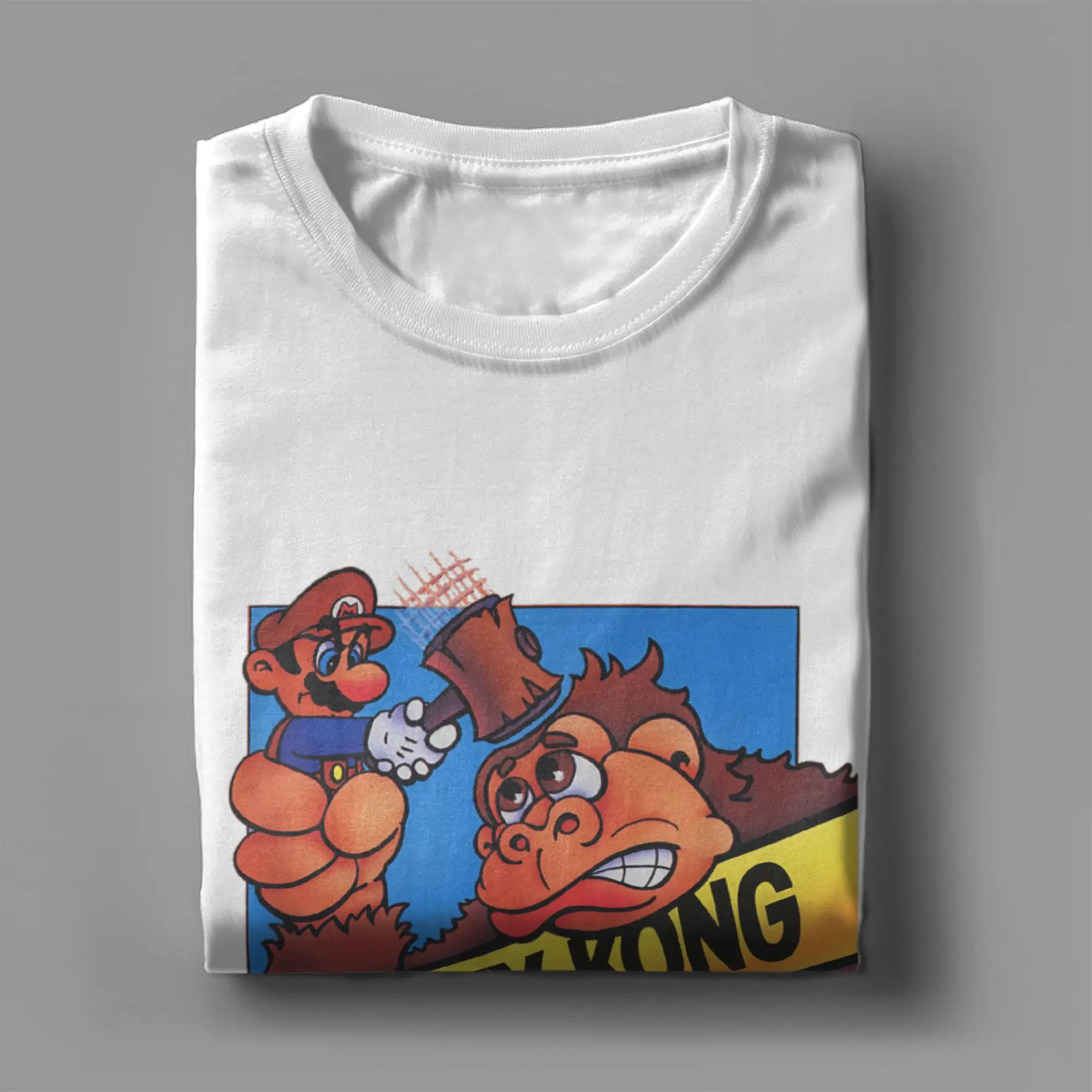 تي شيرت Donkey Kong Arcade Game 100 قطن تي شيرت عصري للرجال صيفي بتصميم رائع بأكمام قصيرة تي شيرت علوي