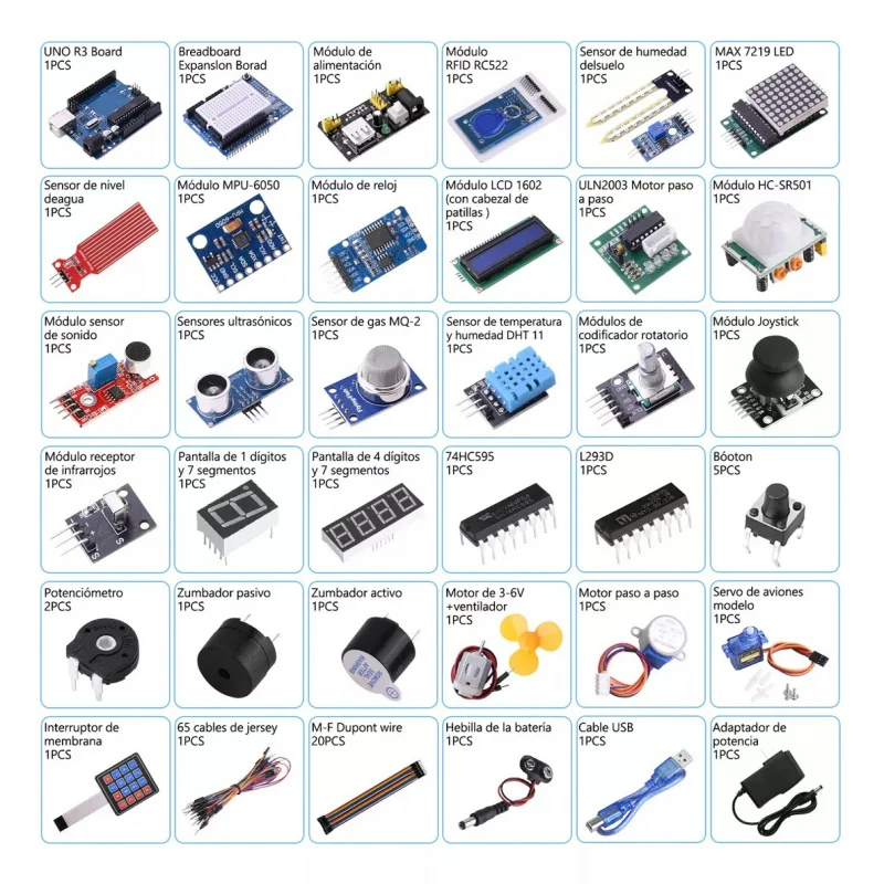 Kit RFID Ultimate modelo 2025, Maker Kit UNO R3 Oficial, Super Placa de Desenvolvimento