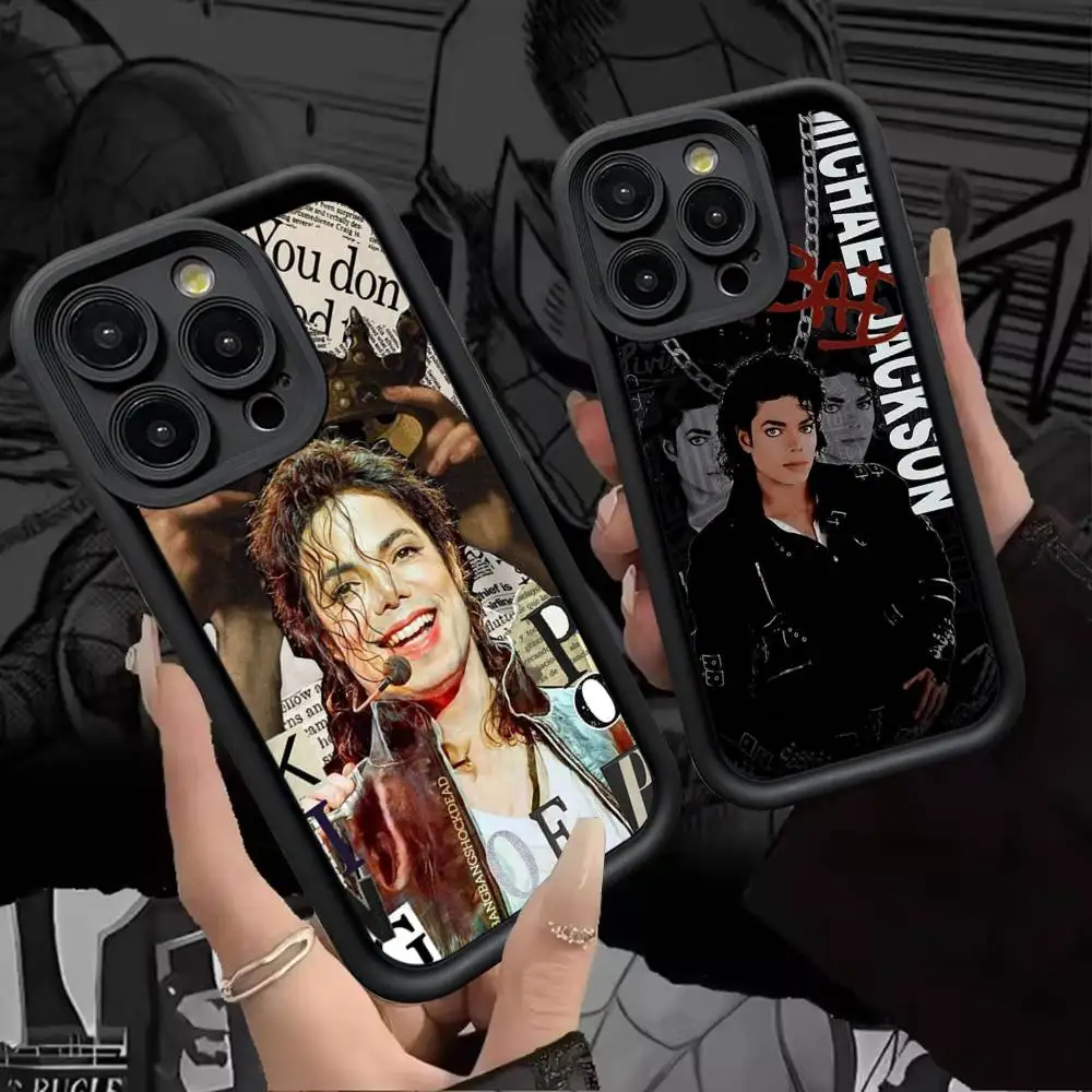 Singer Michael J-Jackson Phone Case For IPhone 16 Plus 15 11 14 12 13 17 Pro Max Shockproof Soft Cover