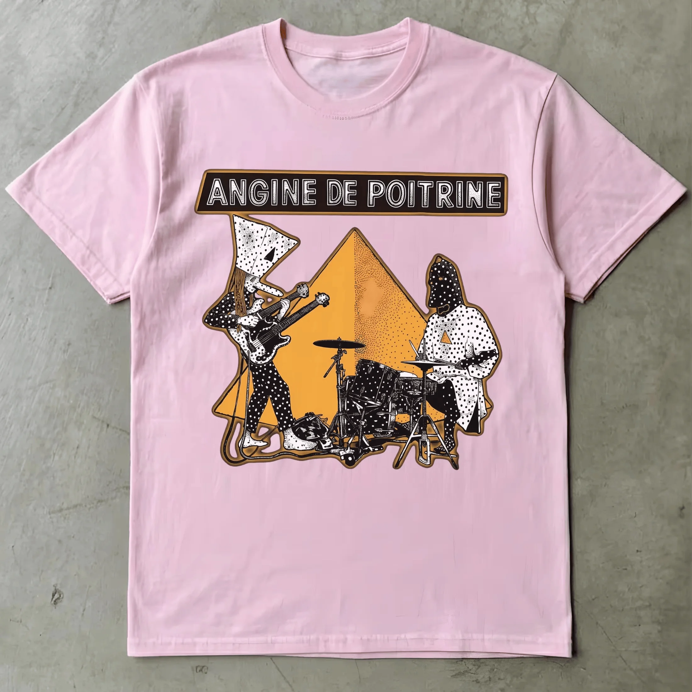Angine de Poitrine Band Graphic 2026 T-Shirt 100 % Baumwolle Kleidung Unisex Männer Frauen T-Shirt Y2k Casual Tee Beliebte Streetwear Tops – Detail 10