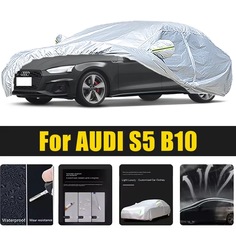 

Для AUDI S5 B10 автомобильный чехол уличные защитные чехлы снежный солнцезащитный козырек водостойкий пылезащитный внешний УФ автомобильные аксессуары авто