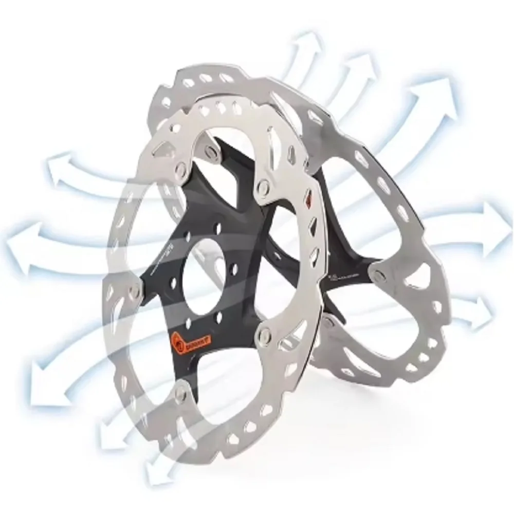 Shimano Deore XT RT86 เบรคแผ่นดิสก์ 6 Bolt Ice PointเทคโนโลยีMTB Mountainจักรยานแผ่นดิสก์ 160 มม.180 มม.203 มม.