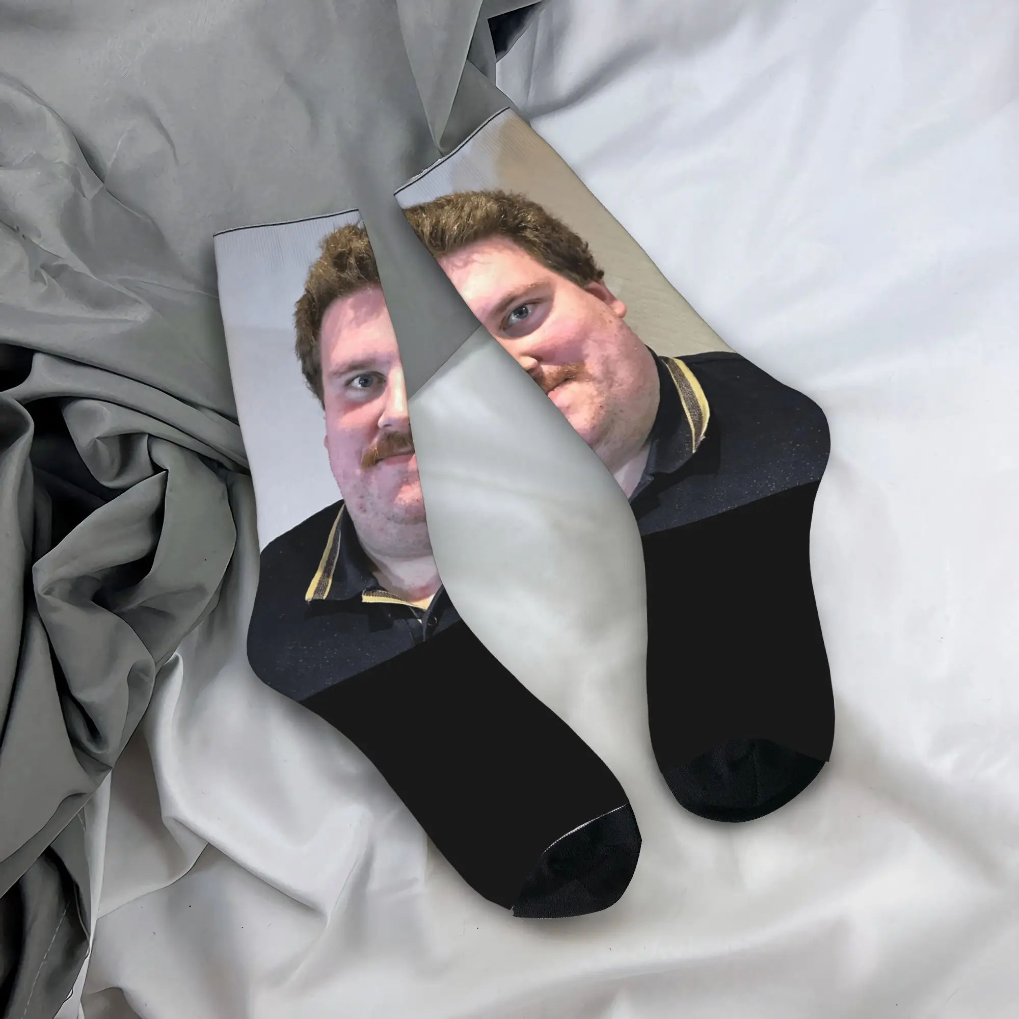 Paar Socken Drachenlord Poster Rainer Winkler The Superstar Original Strümpfe Herbst Lässige Bequeme Socken Anti-Rutsch-Socken