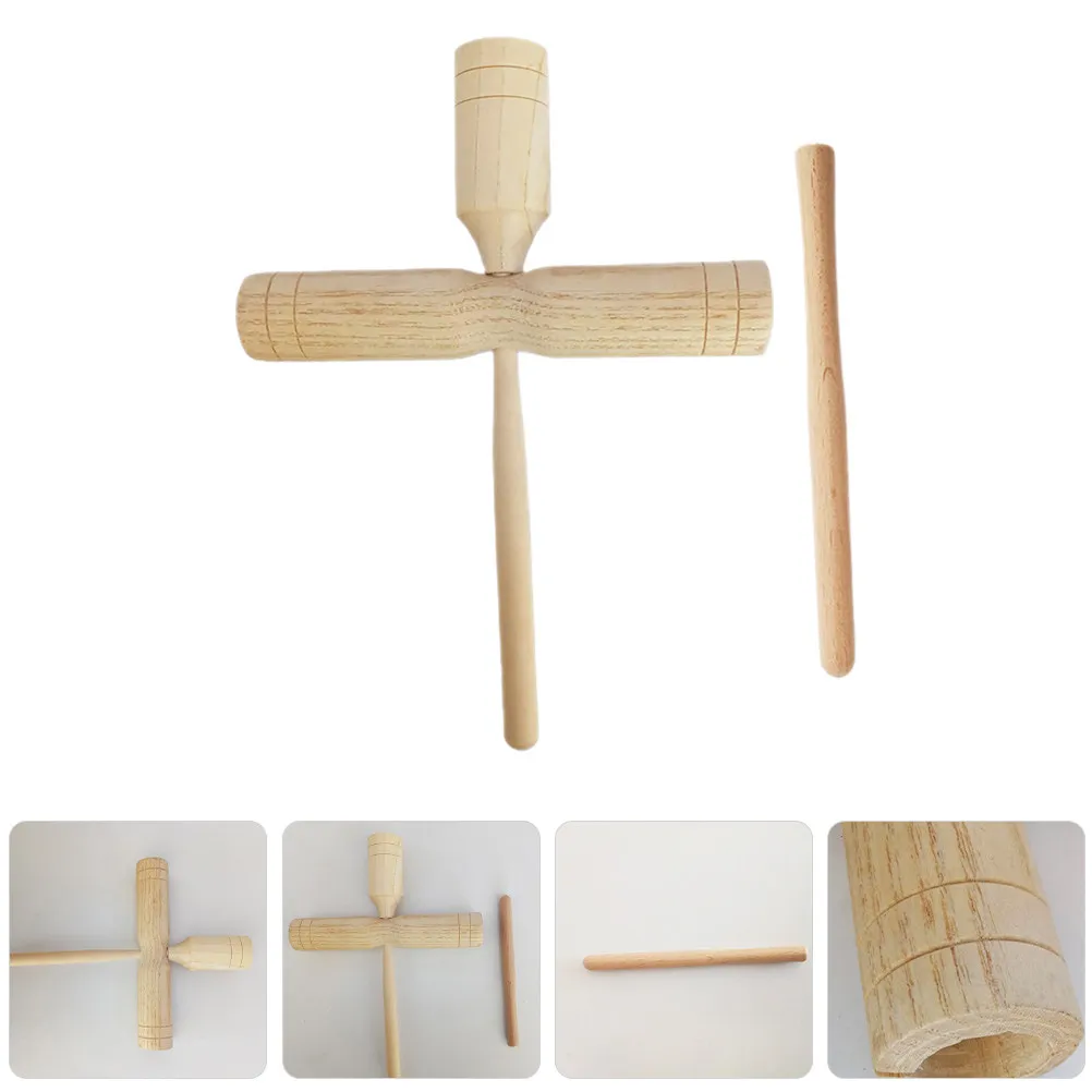 

Wood Guiro Percussion Instrument Beginner Guiro Instrument Stick Lightweight Portable Classroom Band Music Performance