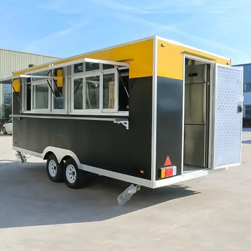 Camp Catering Food Cart Pizza Hot Dogs Food Cart Kebabs Caravan Kitchen