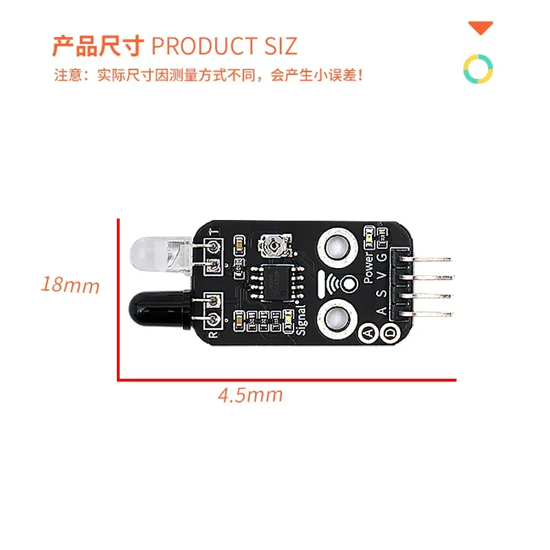 New infrared barrier module obstacle avoidance car sensor for arduino development board kit microcontroller