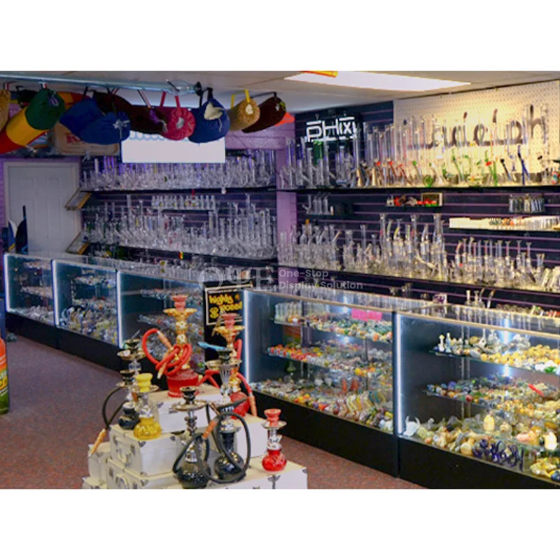 

Custom. luxury hookah bar furniture show displays for smoke shop display cabinet