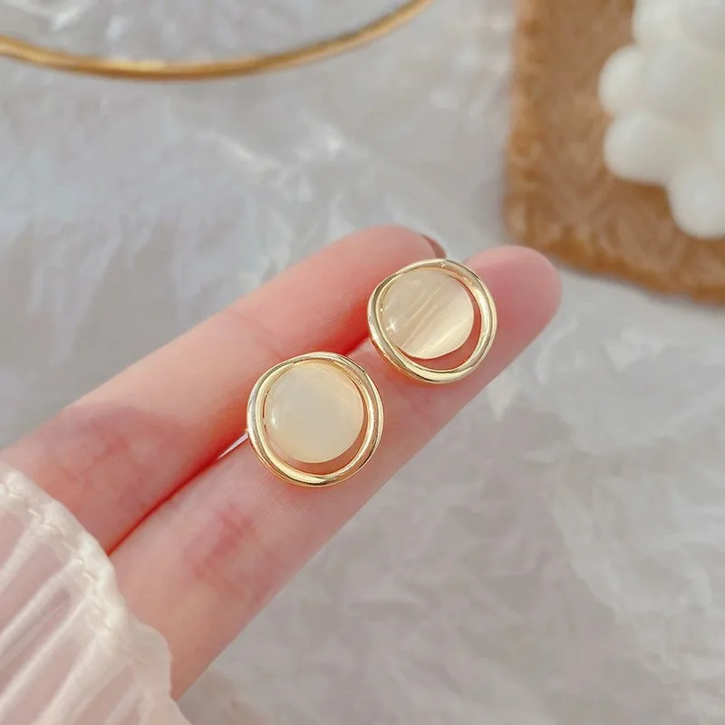 

kitykiss ladies simple cute exquisite mini pearl earrings