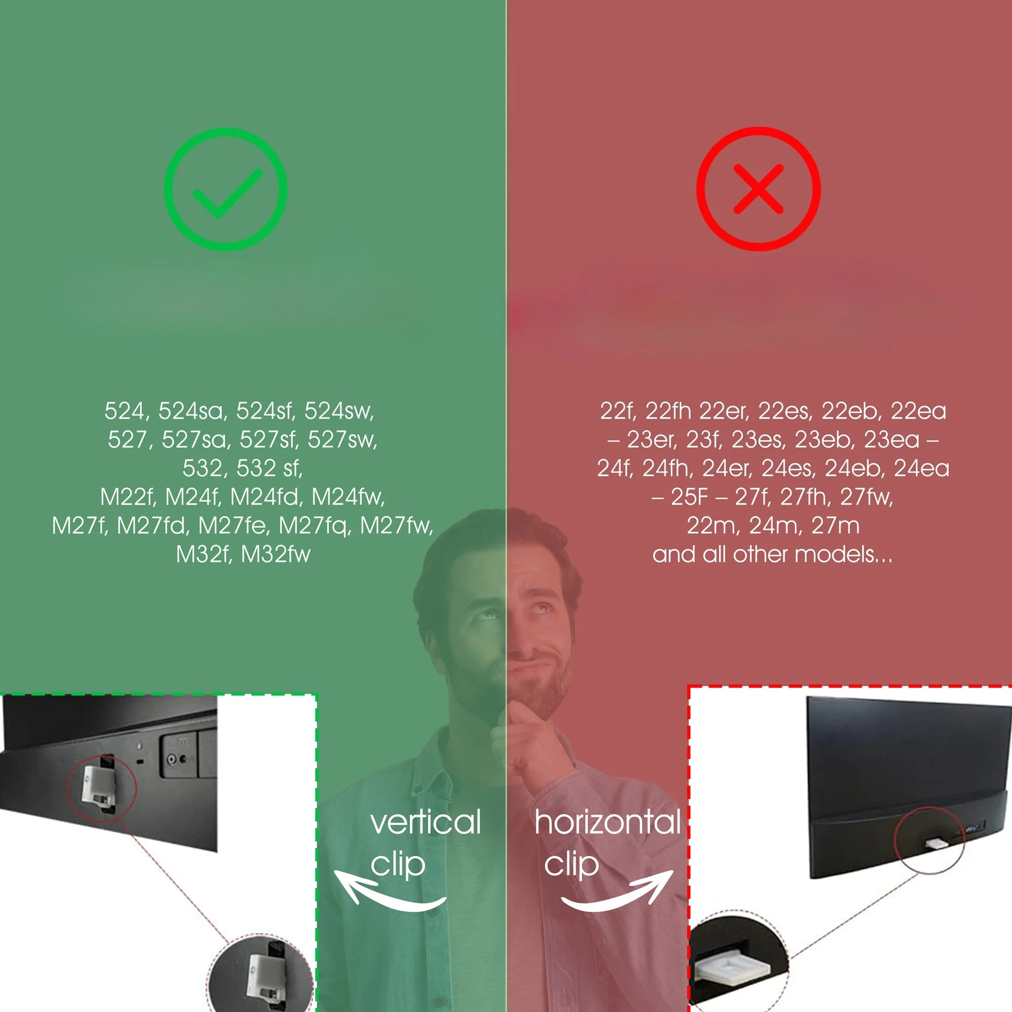 VESA Adapter for HP Series 5 2 - Desk Setup Monitor Arm recension och pris