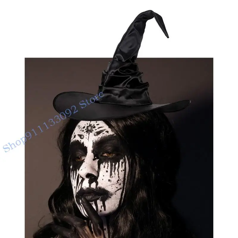 

H9ED COSTUME WITCH SET для Halloween Party Wizard Wizard Hat Comsplay Party Clothing