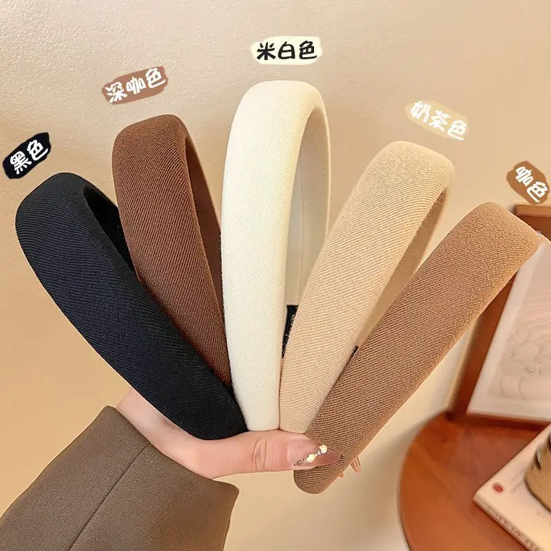 

Летняя повязка на голову в корейском стиле для женщин, простой стиль Instagram, высокая повязка на голову, высококачественный аксессуар для волос