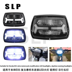 Suitable for Honda EX5 retro motorcycle modification LED headlights, daytime running headlights