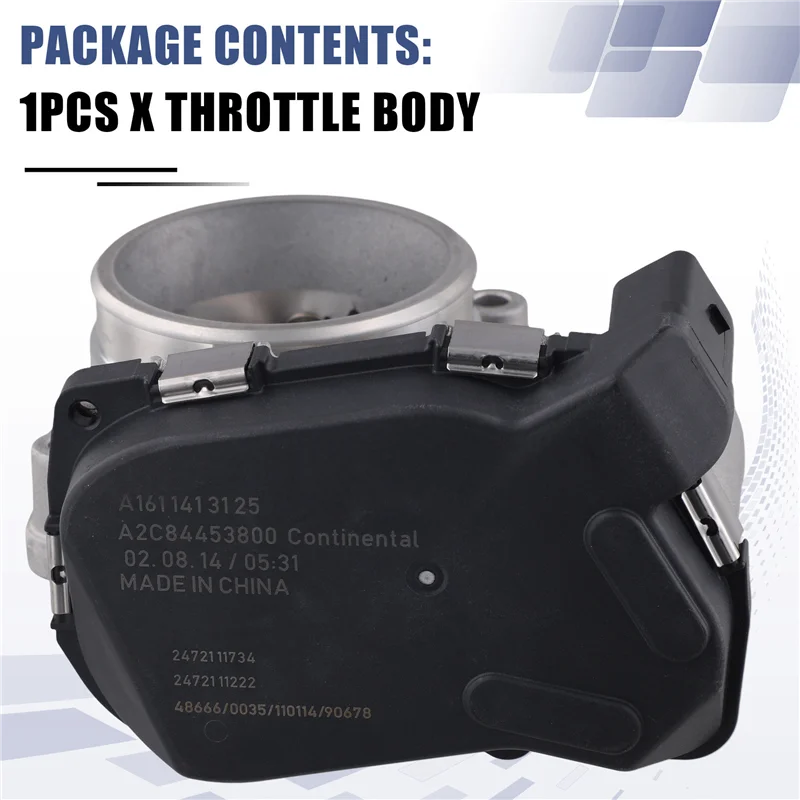 

HOT-A1611413125 Car Throttle Body Throttle Valve For Ssangyong Actyon Kyron 2.3 Engine 2008-2015,A1611413125 Car Throttle Body T