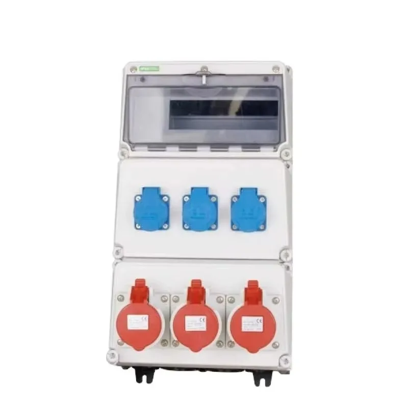 Industrial High-power Waterproof Mobile Socket Box Outdoor Construction Mobile Worker Temporary Power Distribution Box