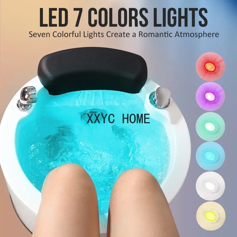 Spa Pedicure Basin For Beauty  Surfing Massage Beauty Parlor Spa Foot bath Tub Electric Footbath Pedicure Bowl Foot Spa