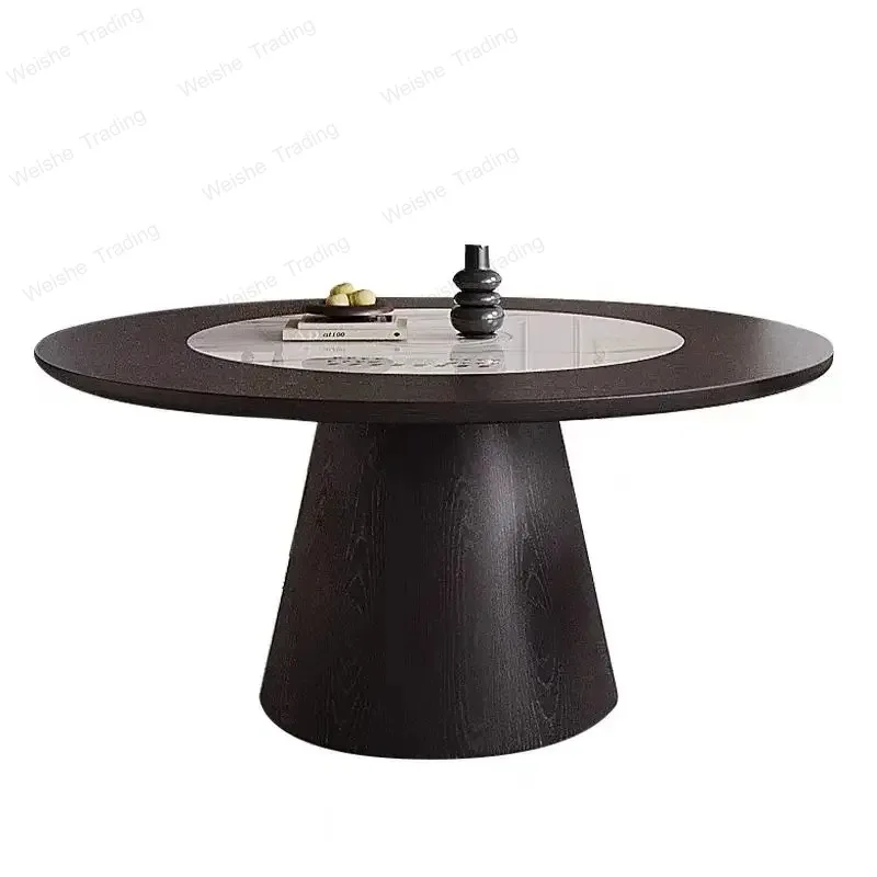 J Nordic Originality Dining Tables Italian Minimalism Solid Wood Living Room Round Table Dining Room Furnitur