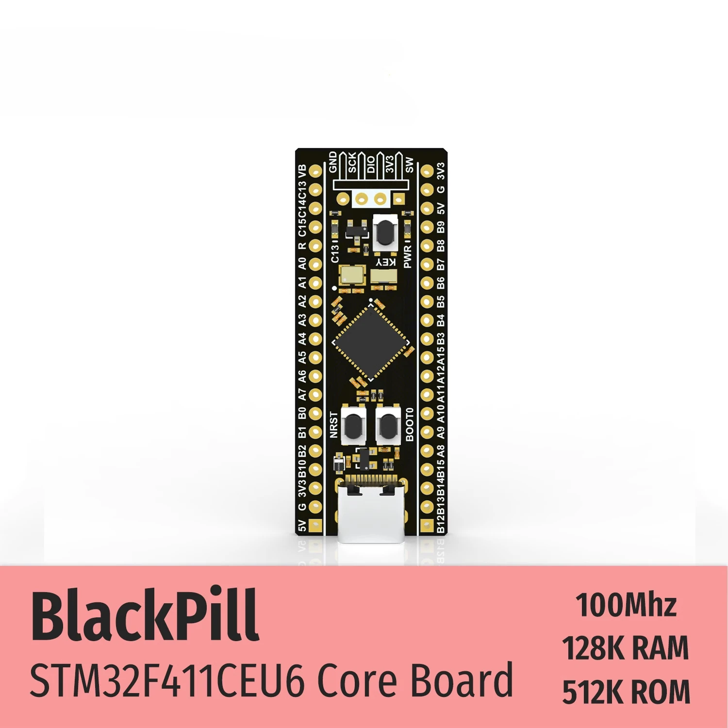 STM32F411CEU6 STM32F4 Core Board Development Board Small System Board MicroPython