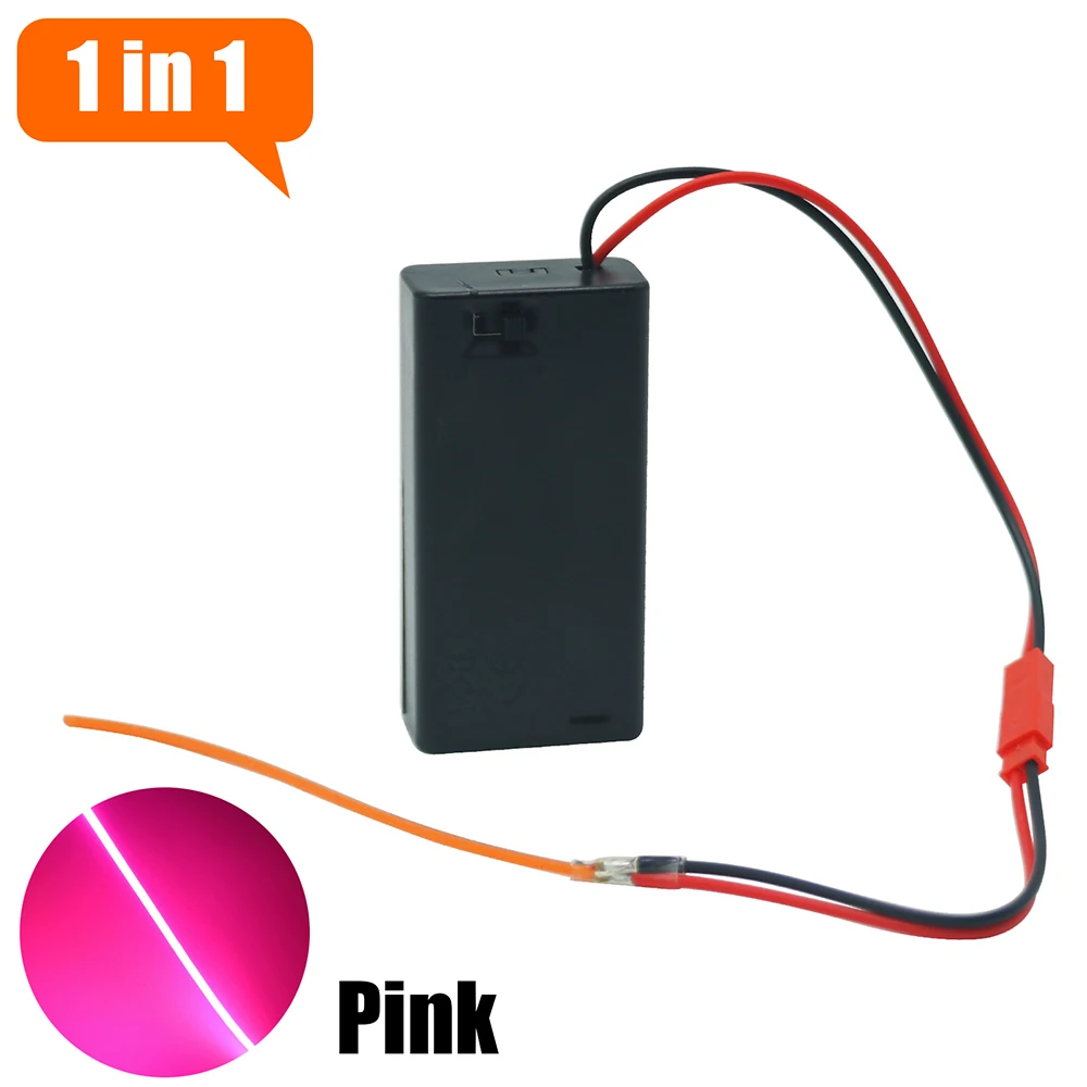 3V 110mm 190mm 300mm LED COB Filament Flexible Batterielampe Weiß Grün Eisblau Rosa Retro Edison Glühbirne Teile LED-Diode Deko