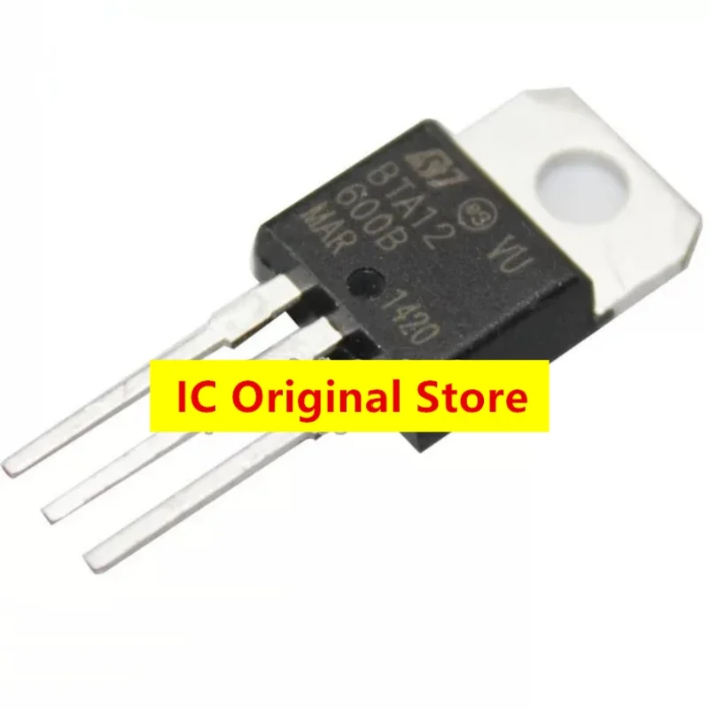 10pcs BTA12-600B Original Chip BTA16-600BRG The Bidirectional Thyristor XTO-220 BTA24-600B IC Triode BTA12-600