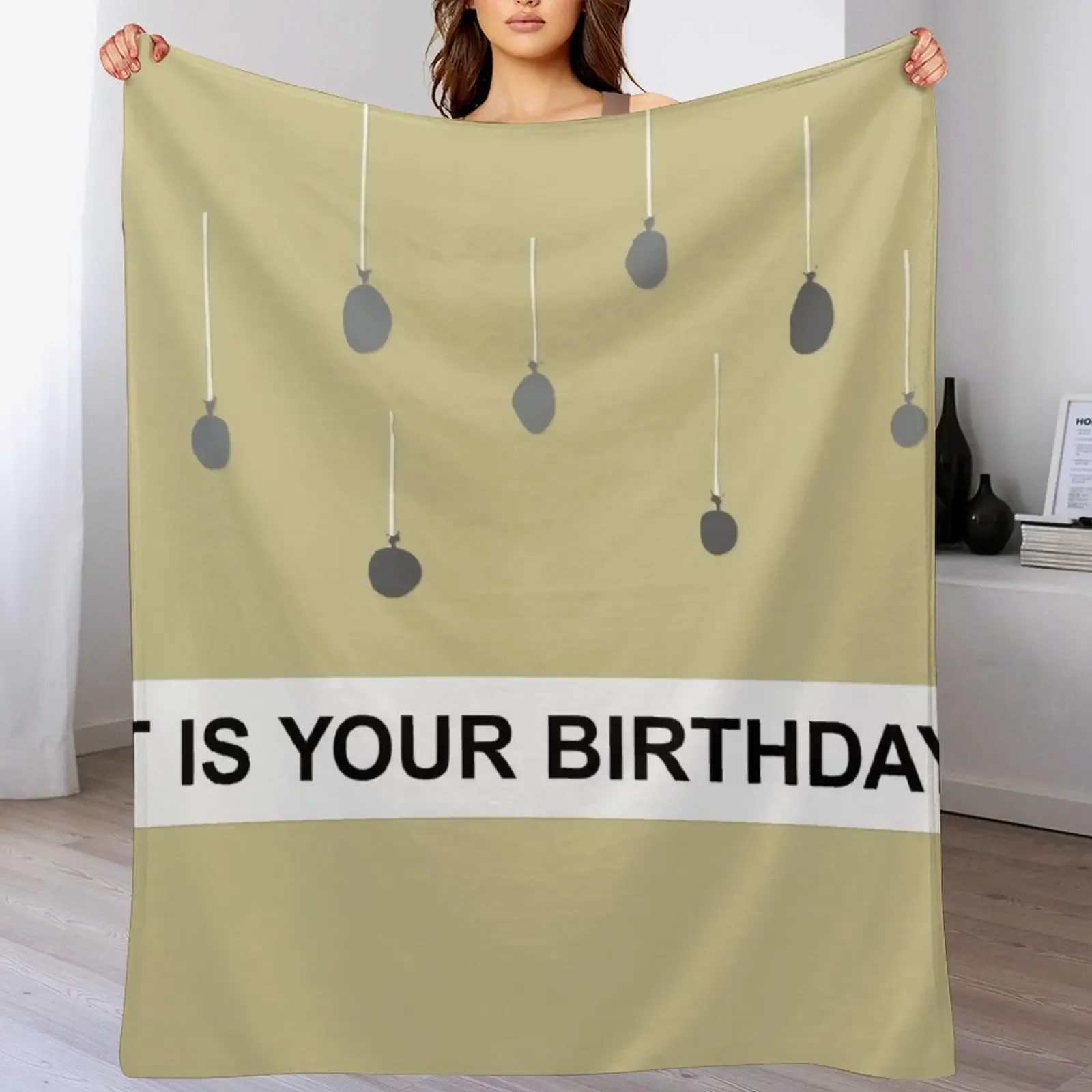 The Office - It Is Your Birthday. Throw Blanket Summer Cool Breathable Blanket for Sleeping
