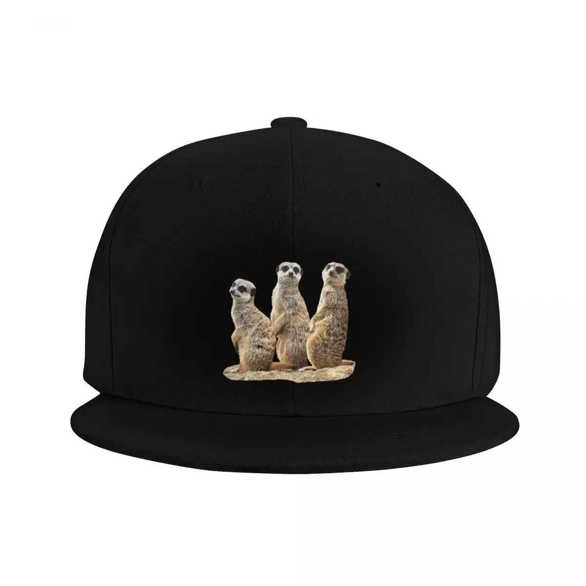 Funny meerkat on a rock in Africa Baseball Cap |-F-| Man Women's