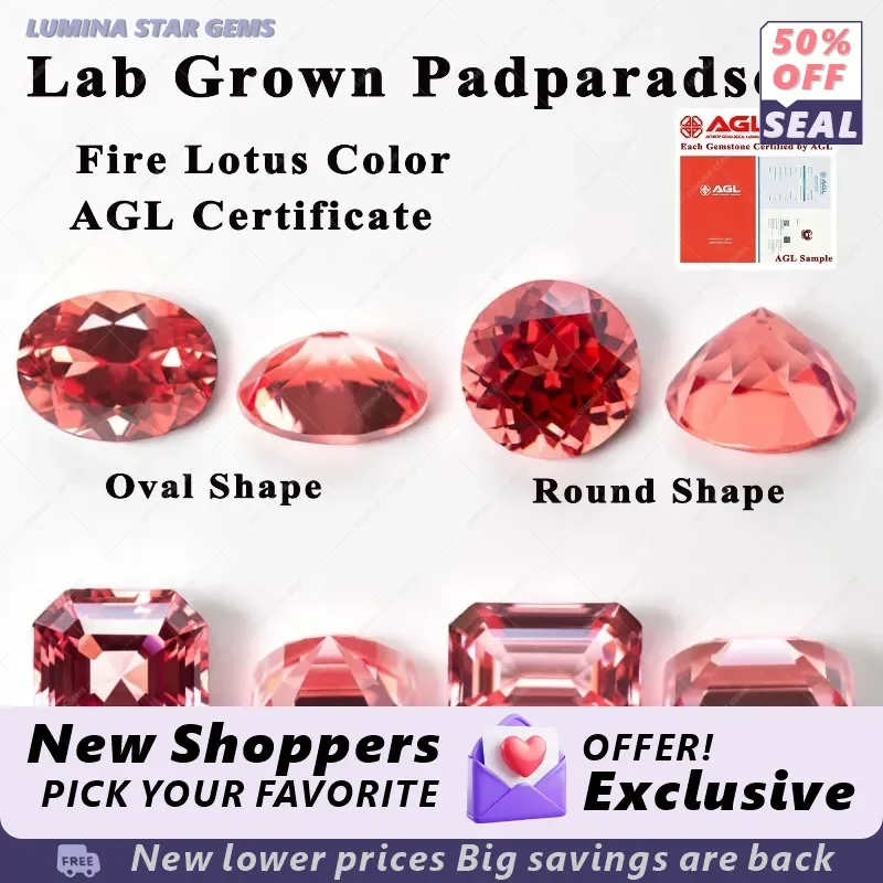 

Искусственный драгоценный камень Padparadscha цвета Fire Lotus для изготовления ювелирных изделий своими руками: колец, подвесок. Доступны различные варианты. С сертификатом AGL.