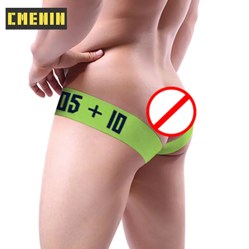 Popular Cotton Hip Raise Sexy Men Underwear Jockstrap Panties Tanga Men\'s Thong and G String Man Underpants Clothes