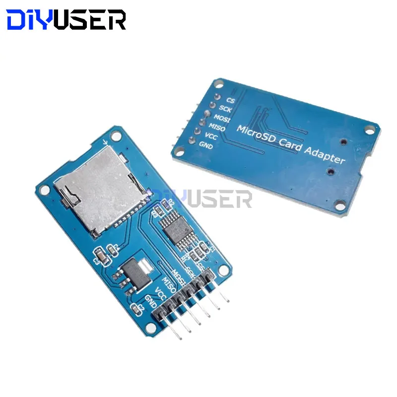 DIYUSER Micro SD Storage Expansion Board Micro SD TF Card Memory Shield Module SPI For Promotion