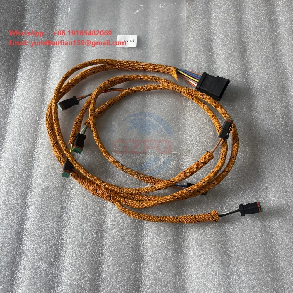 253-5306 Wire Harness 140M 120M 160M Speed Sensor  Wiring Harness for Caterpillar 140M Graders