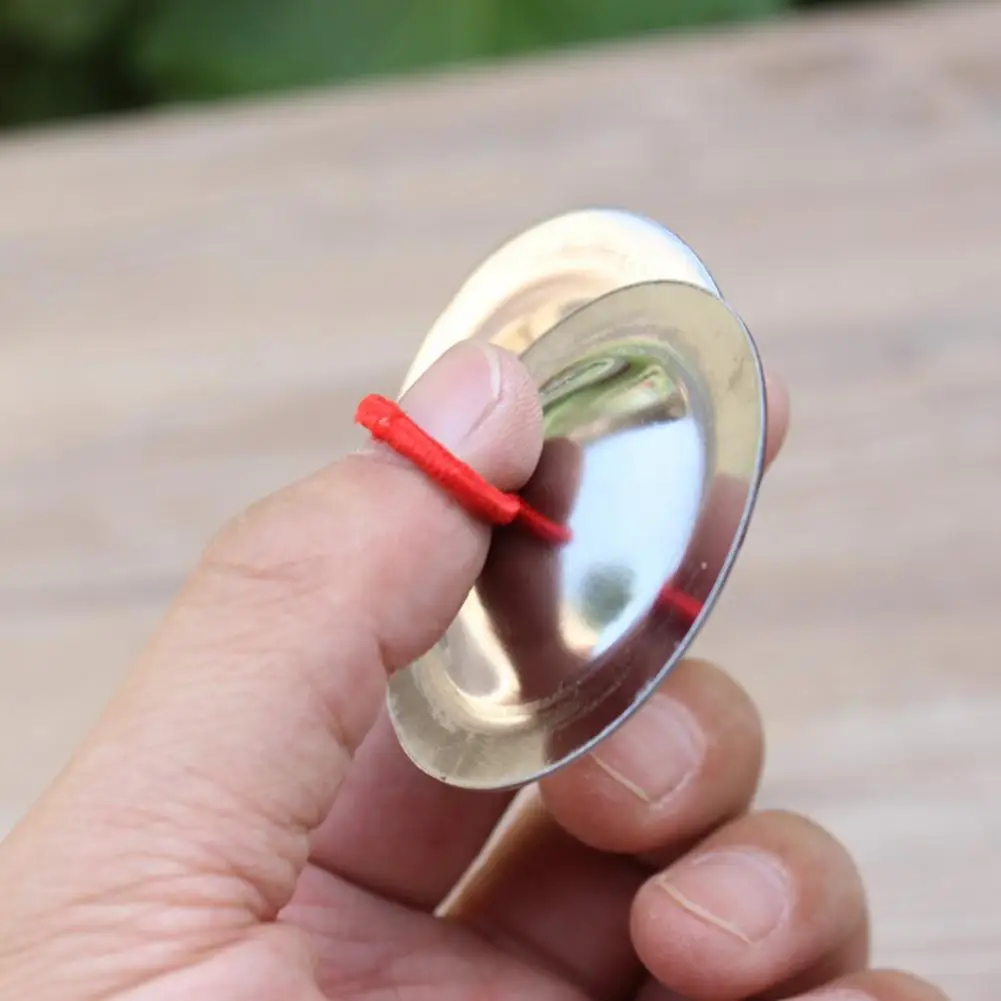 Finger Cymbals For Kids Handheld Copper Crash Cymbal Mini Belly Dance Hand Cymbal Musical Instrument For Activity Events Chorus