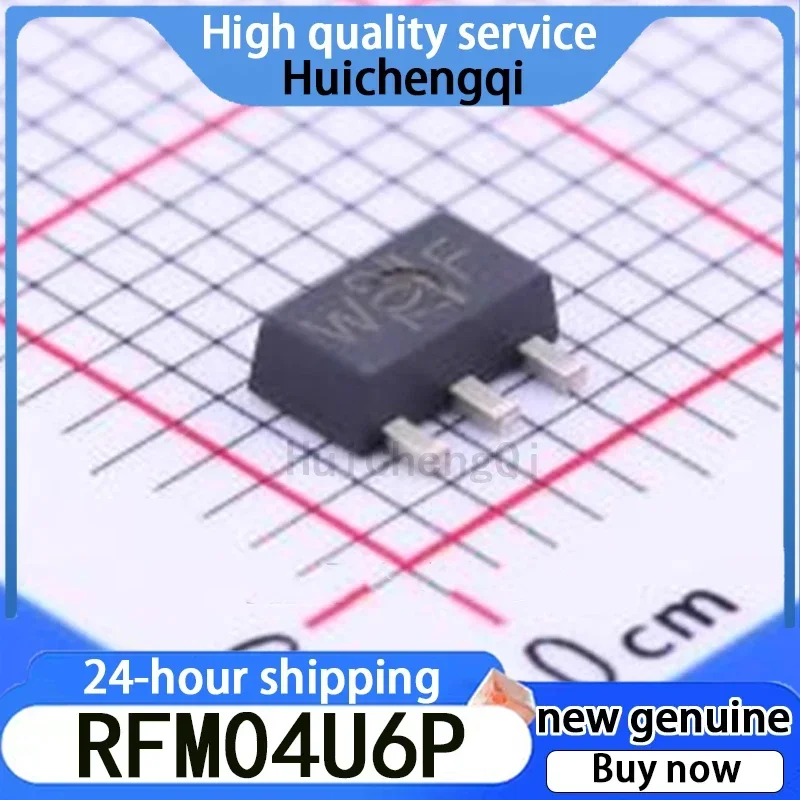 5PCS RFM04U6P Silk Screen WF SOT-89 VHF UHF Power Amplifier 470MHZ 4.3W