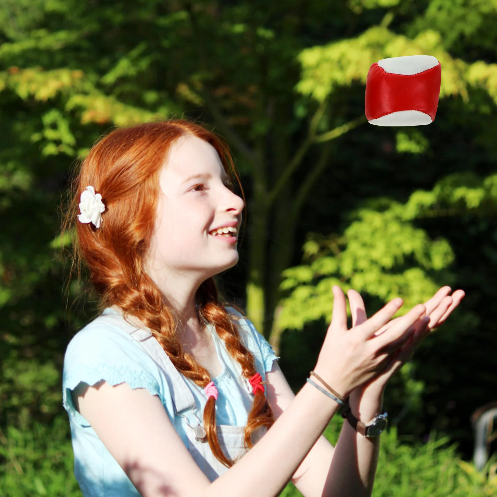 

5 шт. мешки с песком, многоразовые мешки-погремушки, принадлежности для игры на открытом воздухе, пенопластовые керамические мешки-погремушки для детей, игрушки