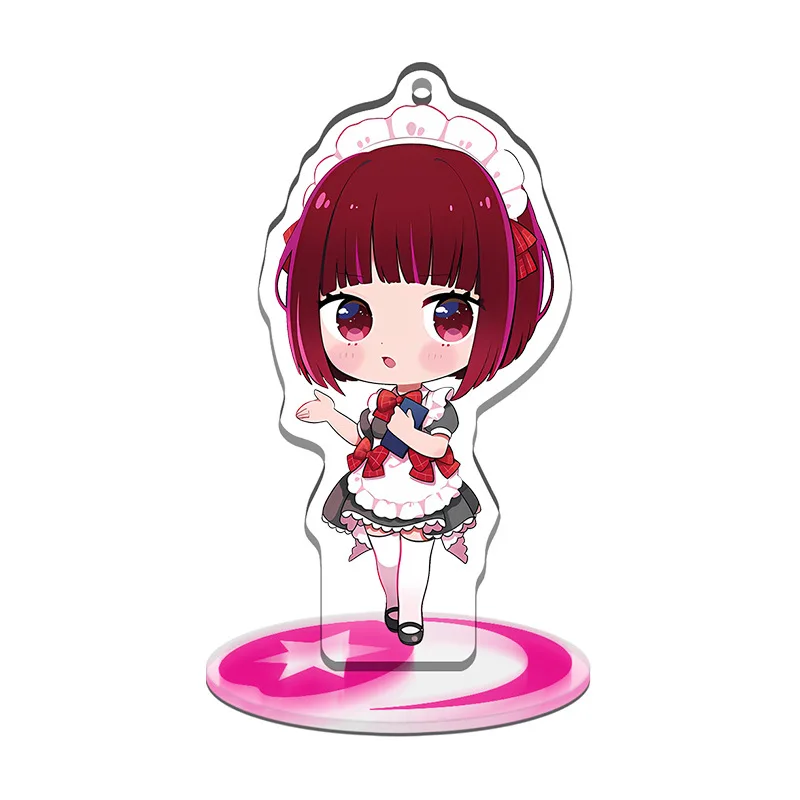 Anime 10cm OSHI NO KO Figure Hoshino Akuamarin Acrylic Stands Hoshino Rubii Arima Kana Character Model Desk Decor Prop key chain