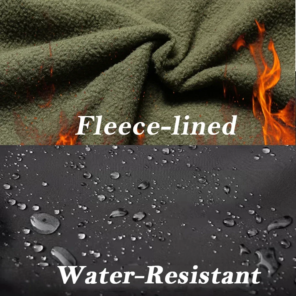 Winter Herren Haifisch haut Fleece taktische Hose wind dichte wasserdichte verschleiß feste Multi-Pocket-Hose Outdoor-Kampf hose