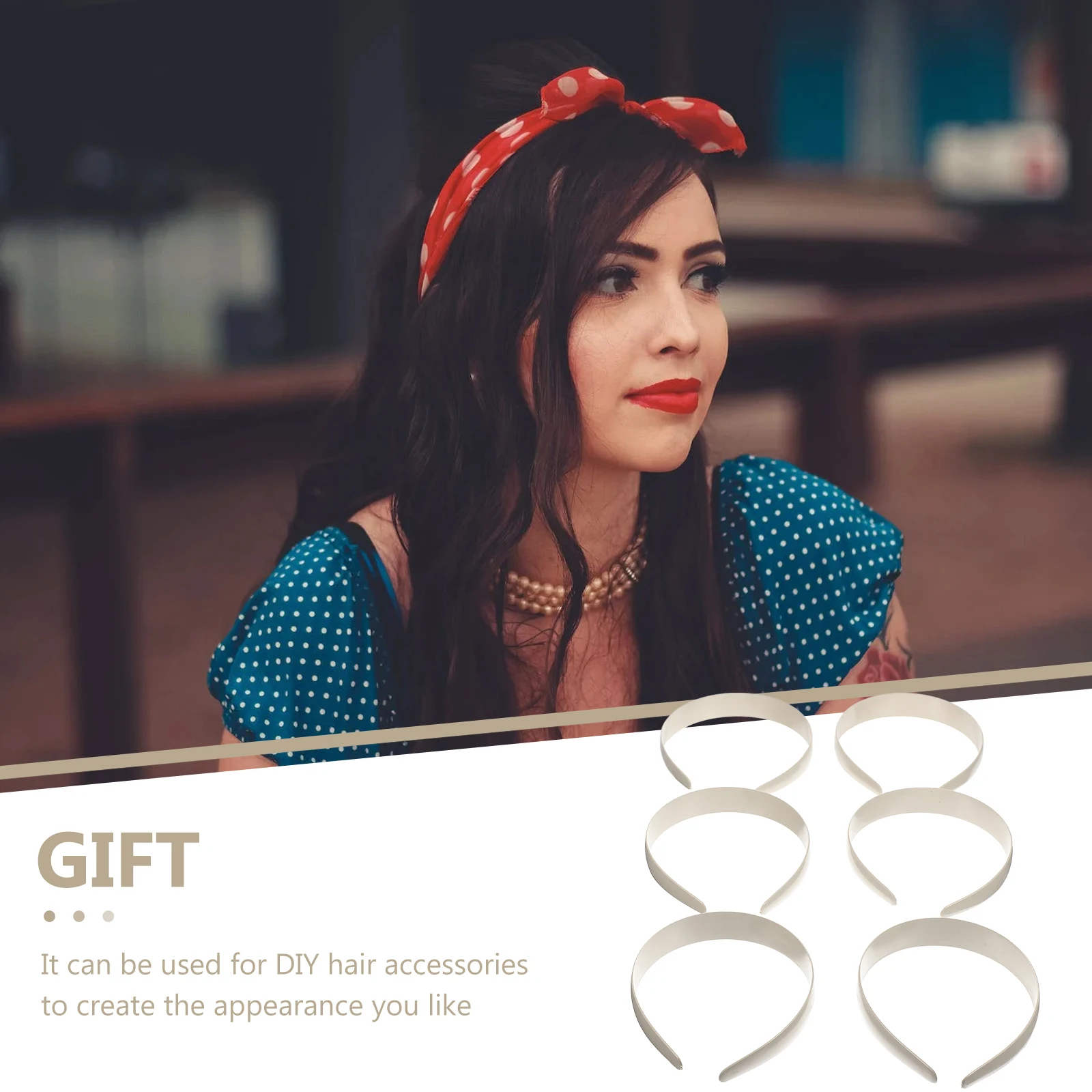 

12pcs Plastic Headbands Women Girls Washing Face DIY Hair Accessories Plain Blank No Teeth Headband Making Supply Daily