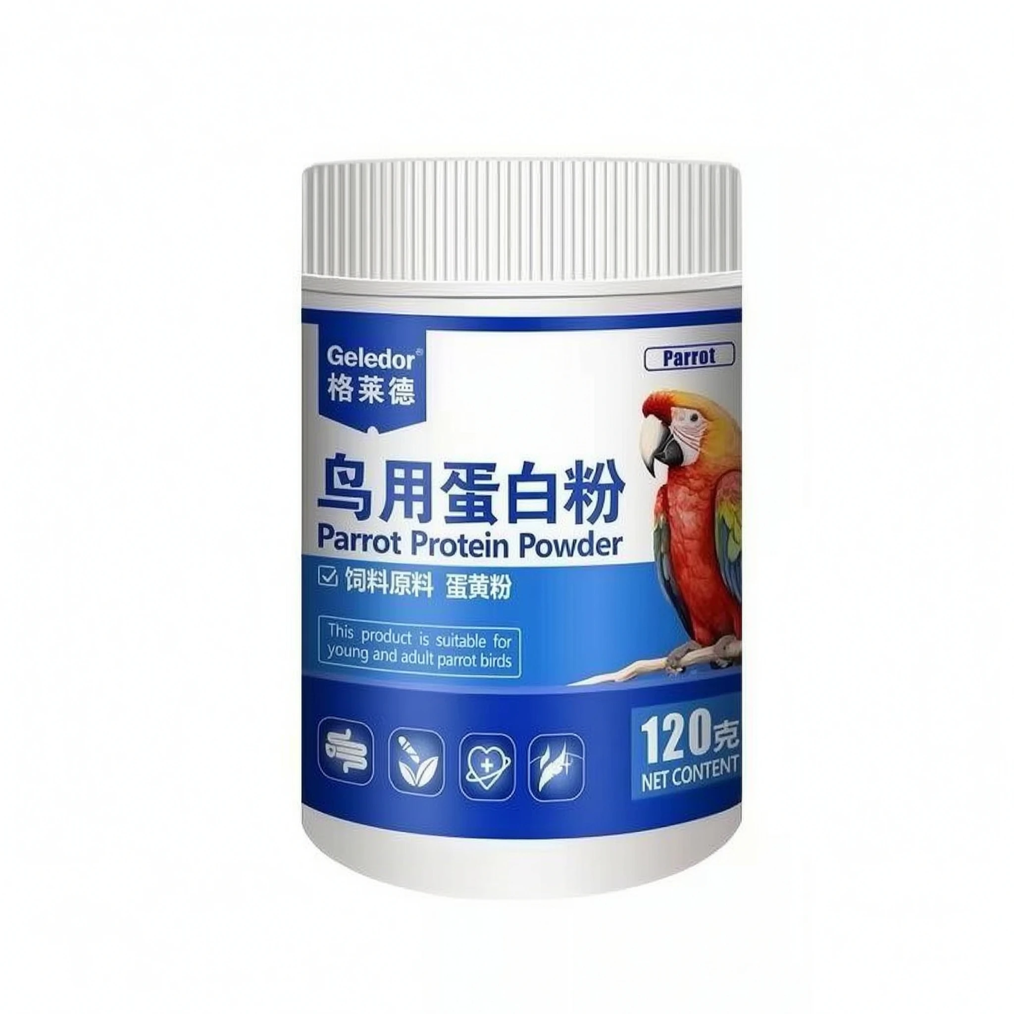120g Bird Parrot Pigeon Protein Powder Nutritional Supplement Promote Growth High Protein Immunity